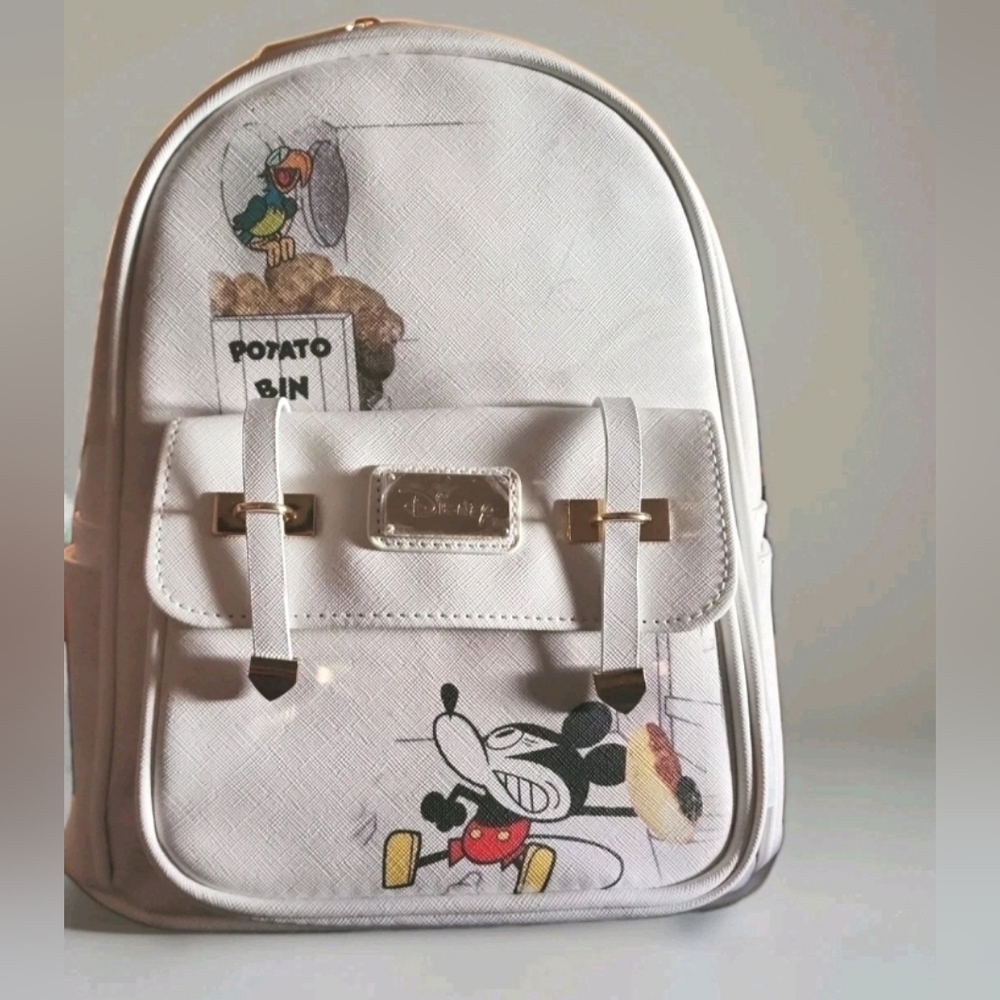 WondaPOP Disney Mickey Mouse Potato Bin 11-Inch Vegan Leather Mini Backpack